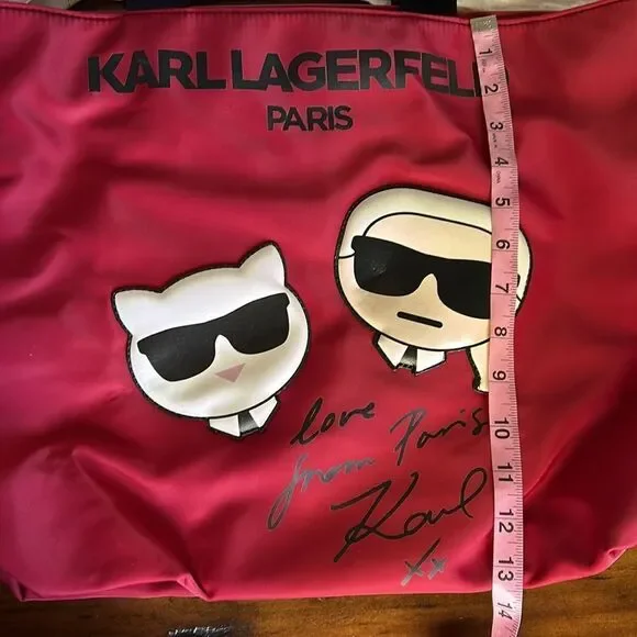 Karl Lagerfeld Paris large tote limited edition NWOT